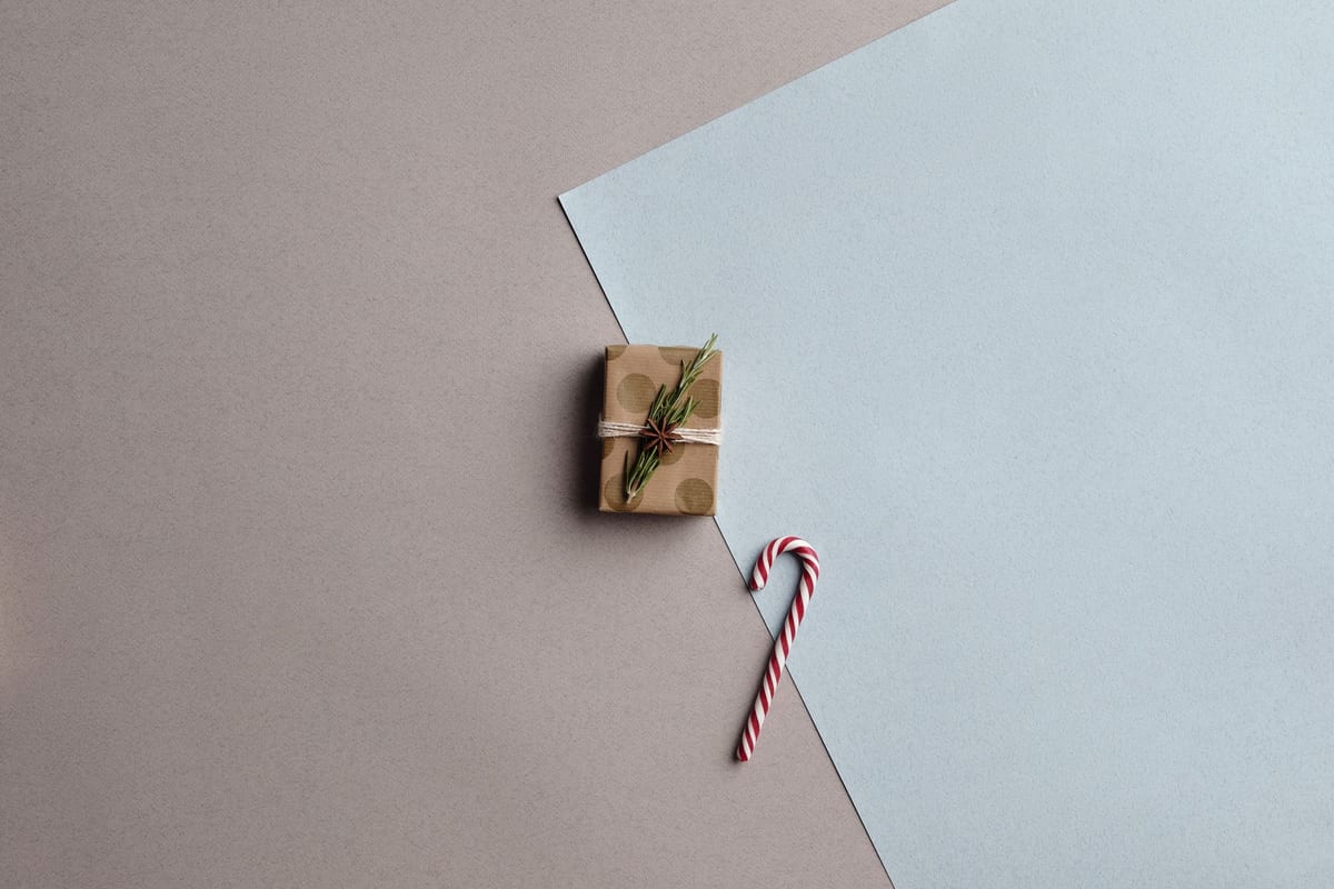 An affordable Father's Day gift wrapped on a table