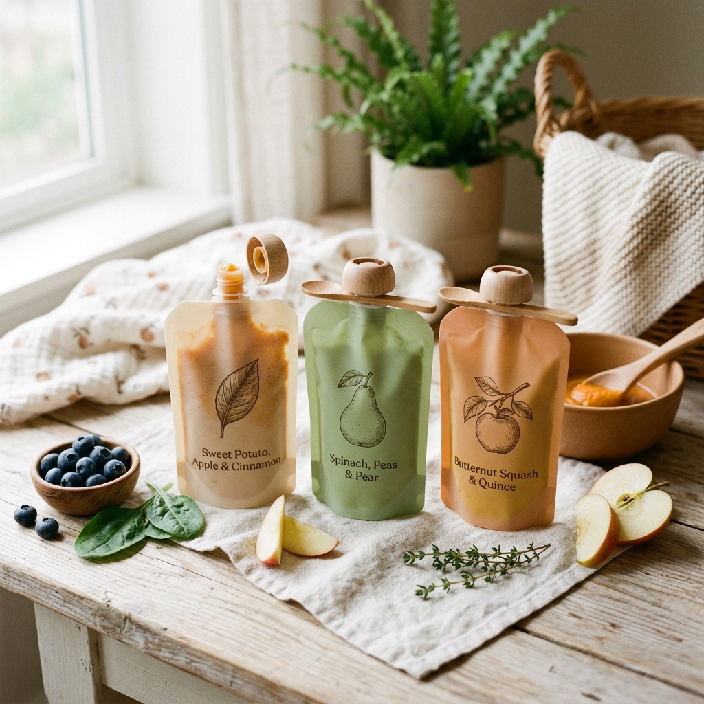 Happy Baby Organic Baby Food Pouches (4-pk)