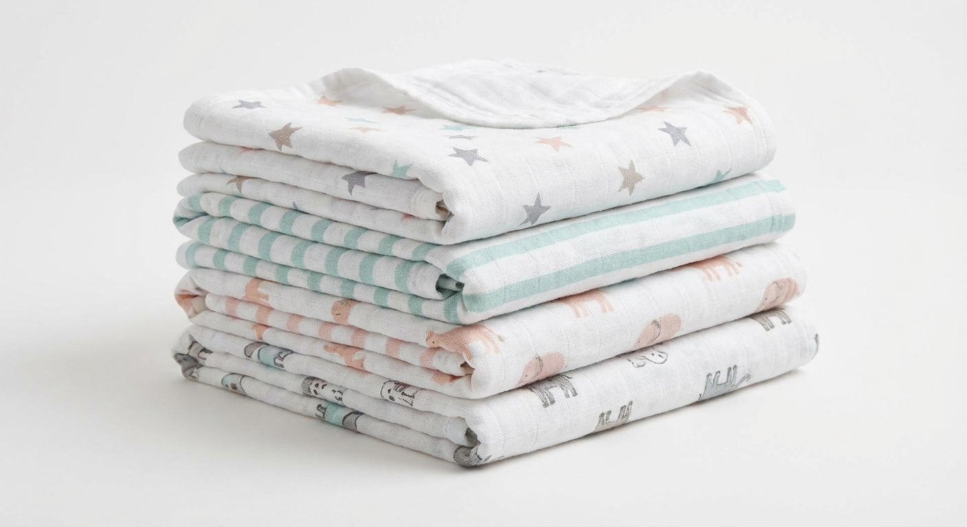 aden + anais Classic Swaddle Blankets (4-Pack)