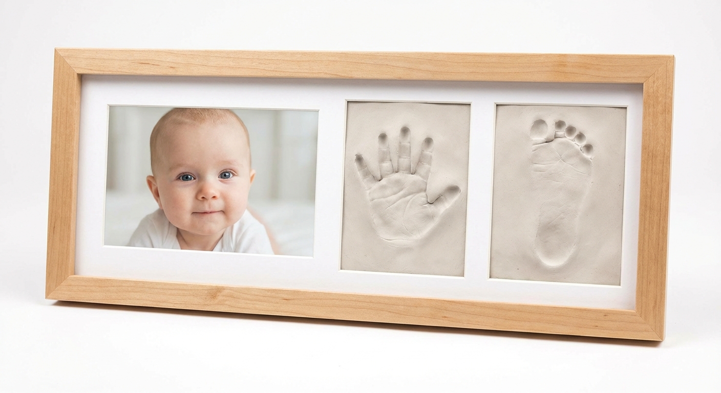 Pearhead Baby Handprint & Footprint Keepsake Frame