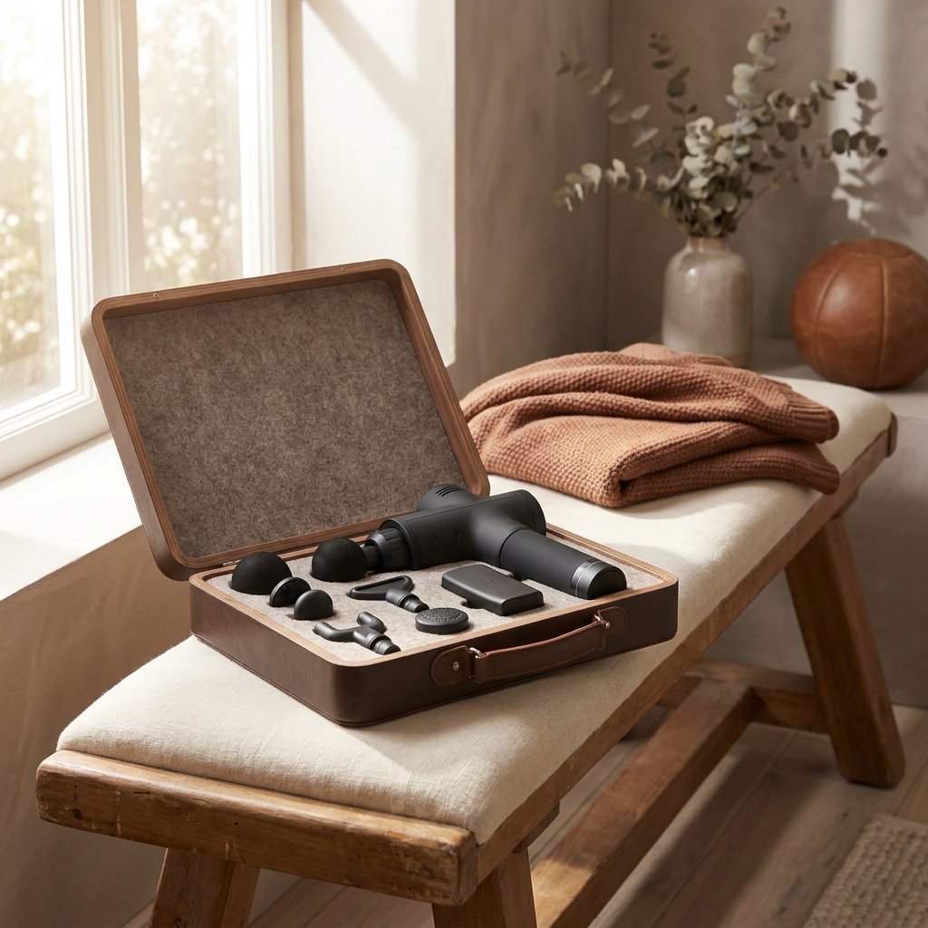 Percussion Massage Gun Quiet 20 Speed 6 Attachments
