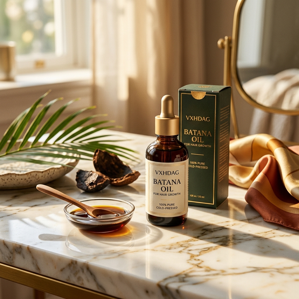 VXHDAG Batana Oil for Hair Growth — 100% Pure, Cold-Pressed