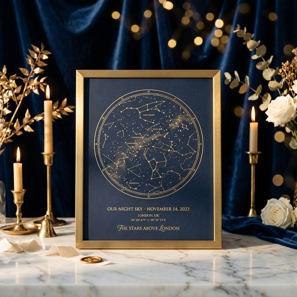 Star Map Custom Print