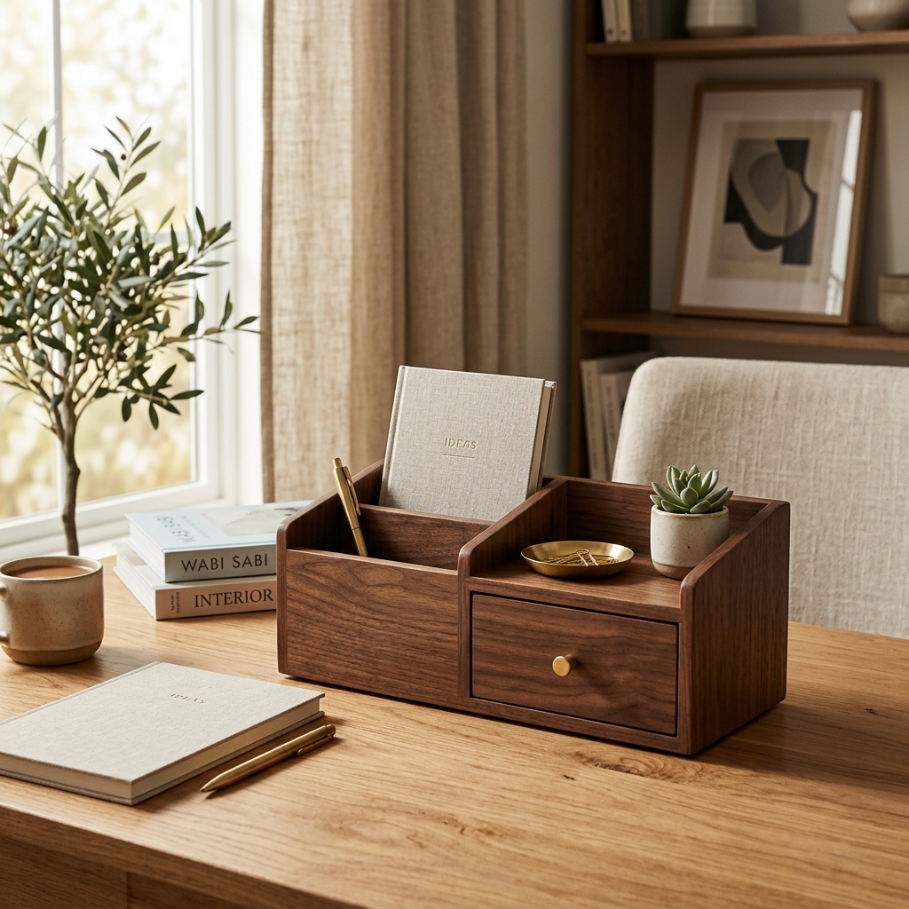 Desk Organizer with Drawer