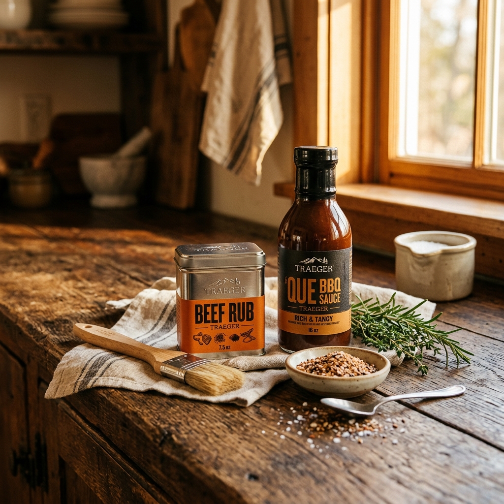 Traeger Beef Rub & BBQ Sauce Bundle