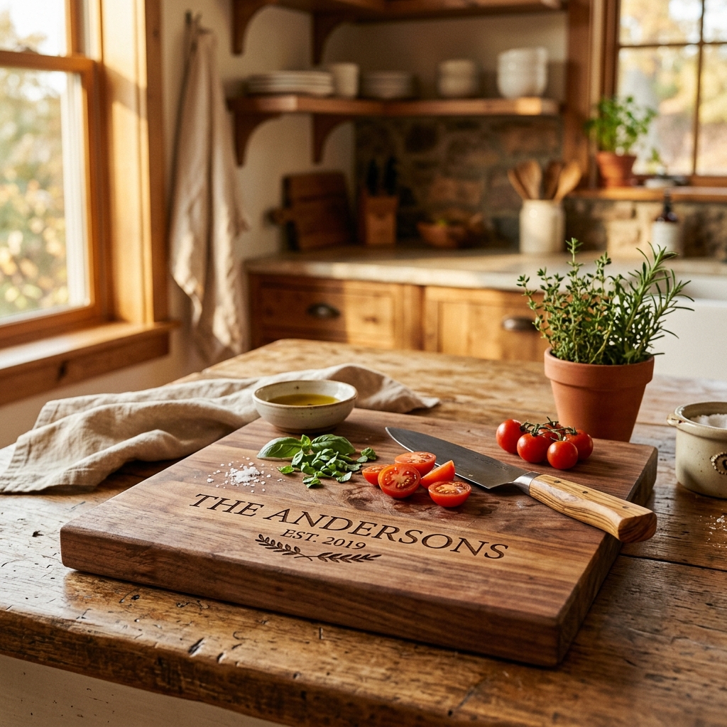 Uncommon Goods Personalized Cutting Board