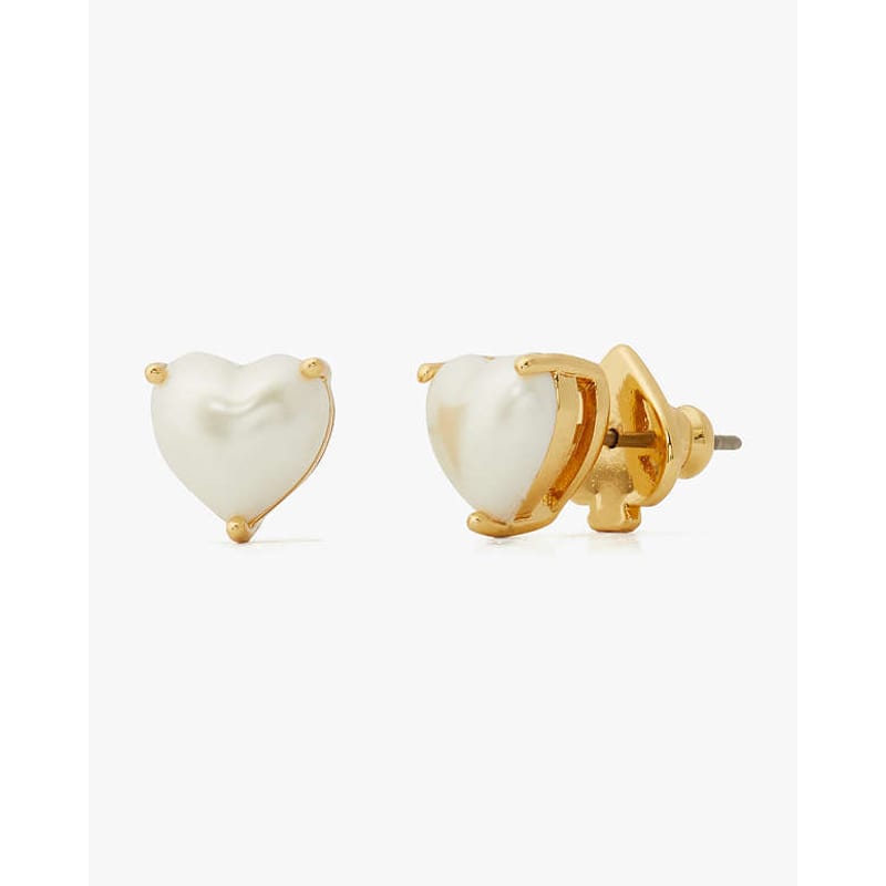 Kate Spade New York Heart Pearl Stud Earrings
