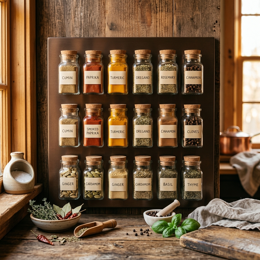 Magnetic Spice Rack 24-Pack