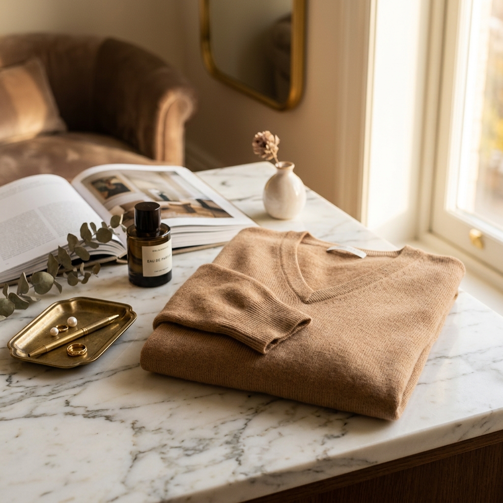 Cashmere V-Neck Sweater