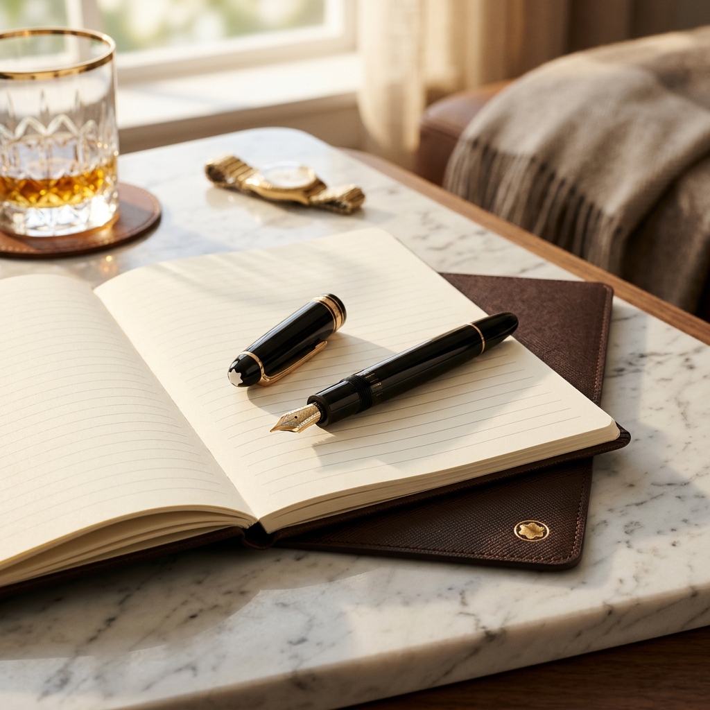 Montblanc Meisterst�ck Pen & Notebook Set