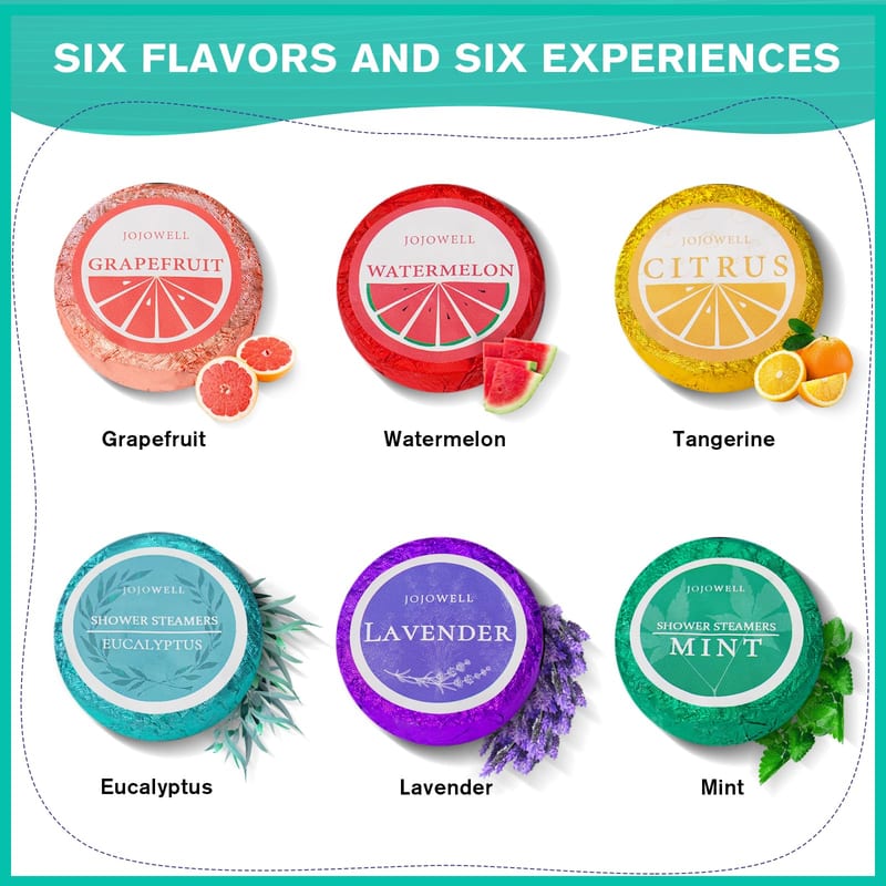 JoJowell Aromatherapy Shower Steamers