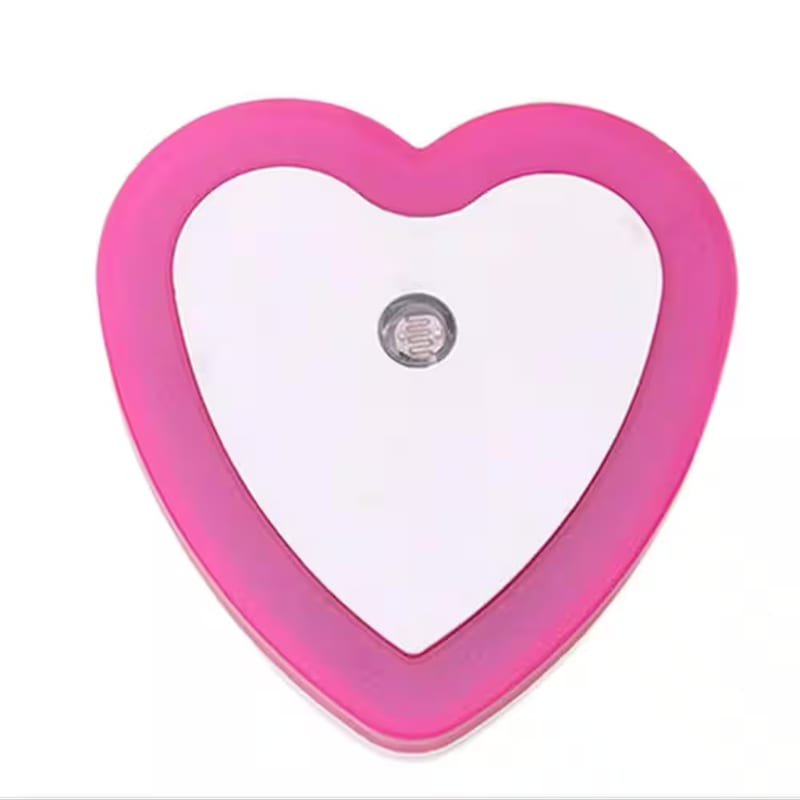 Heart-Shaped LED Night Light with Remote, Bedroom & Nursery