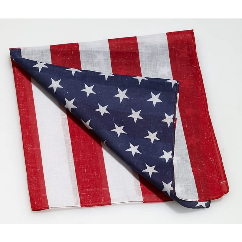 American Flag Bandana