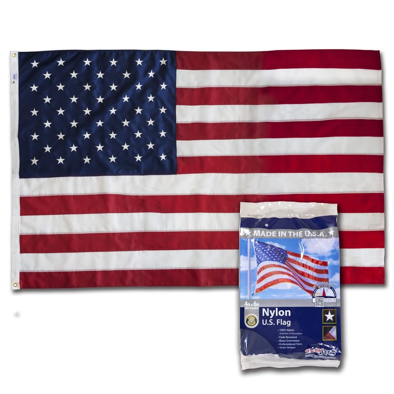 American Flag 3x5 ft Embroidered Outdoor Flag