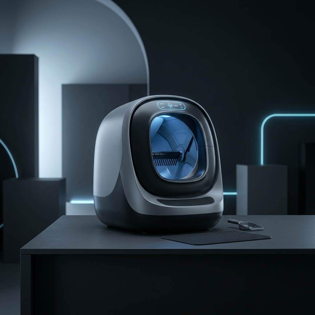 Self-Cleaning Cat Litter Box