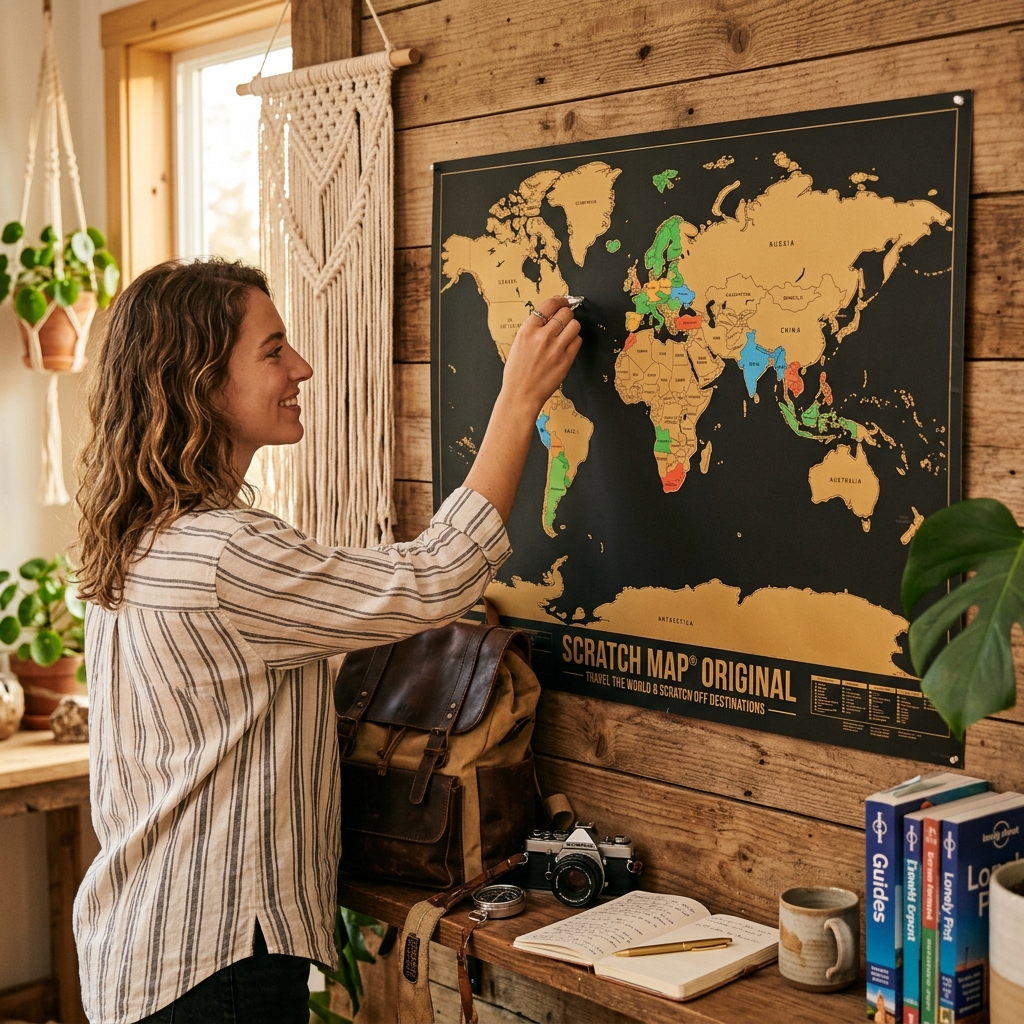 Scratch Map Original (Scratch Off World Map)