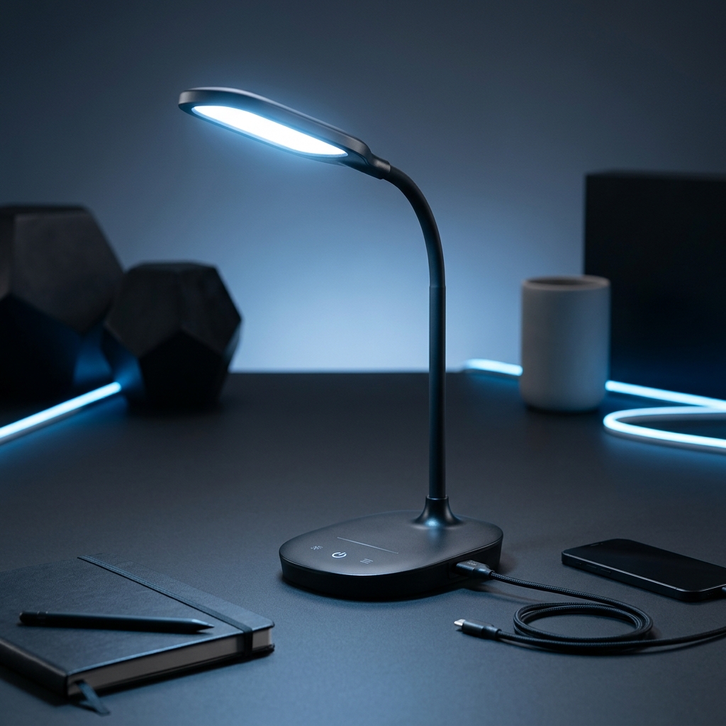 LED Desk Lamp with USB Port