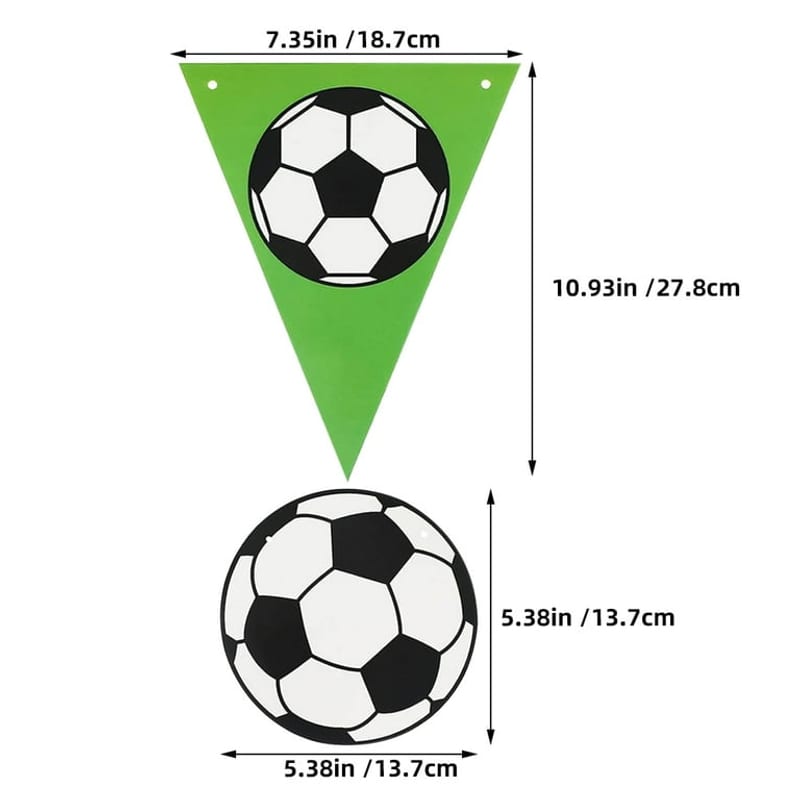 Soccer Pennant Banner