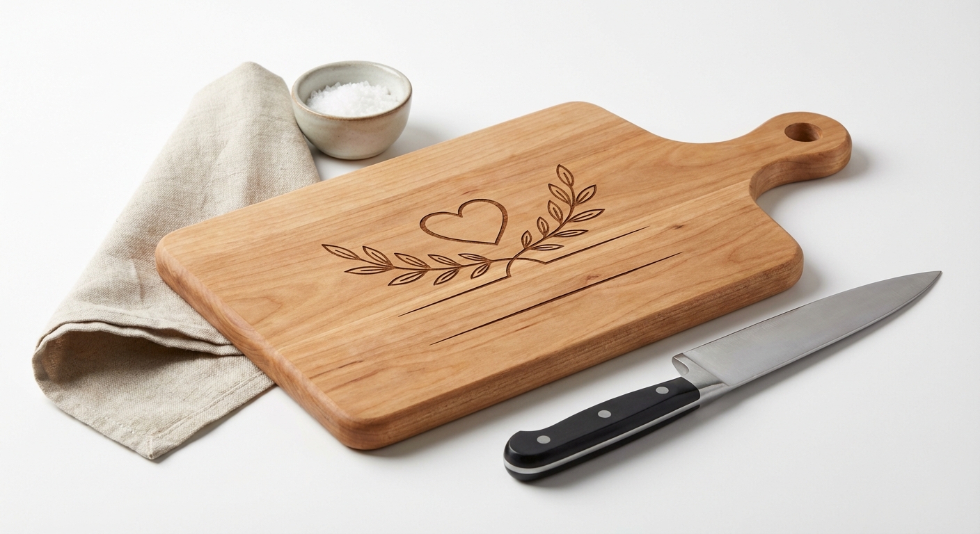 Personalized Cutting Board with Names & Wedding Date