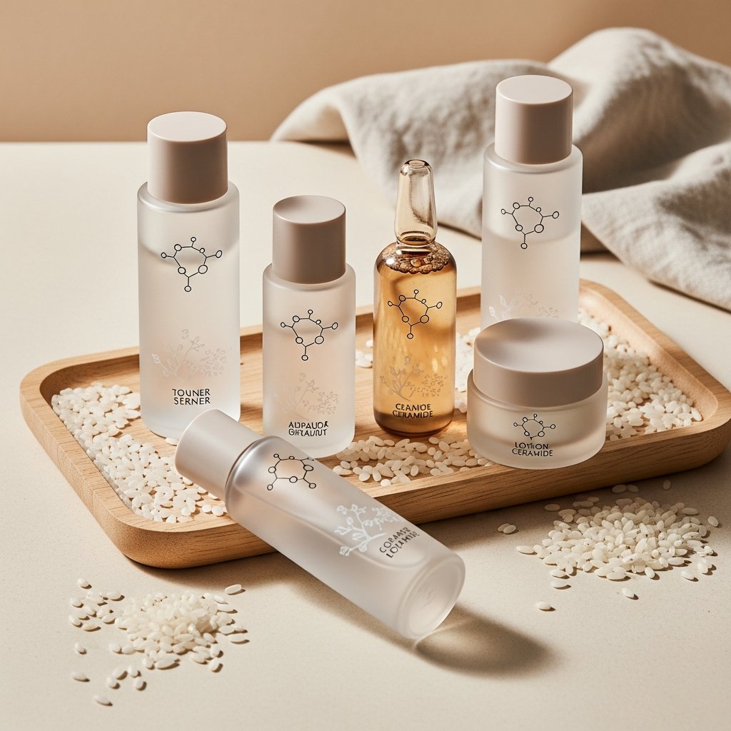 The Face Shop Rice Ceramide Moisturizing Skincare Set